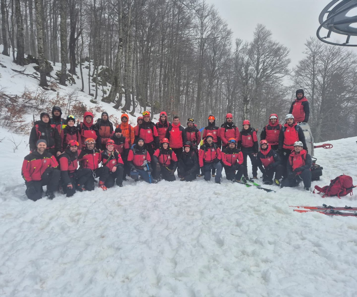 Zimska vježba stanice GSS HBŽ sa stanicama HGSS Posušje i GSS Sarajevo na Blidinju.