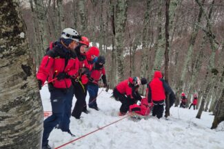 Zimska vježba stanice GSS HBŽ sa stanicama HGSS Posušje i GSS Sarajevo na Blidinju.